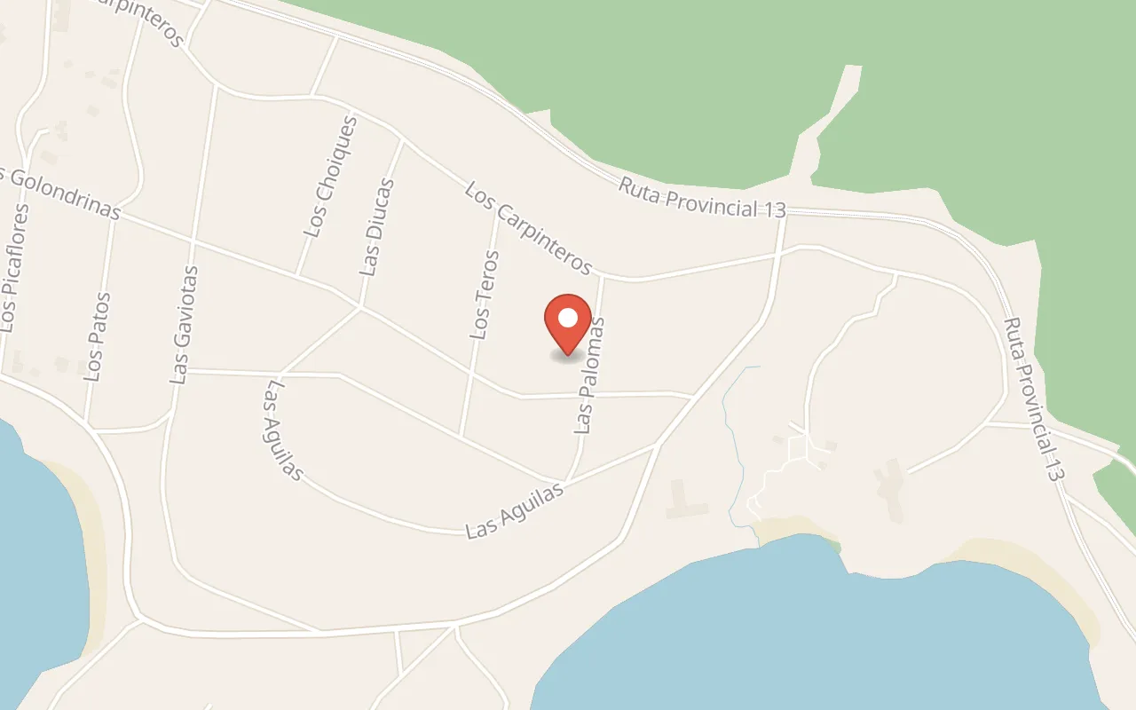 Cabañas El Paso del Angel map