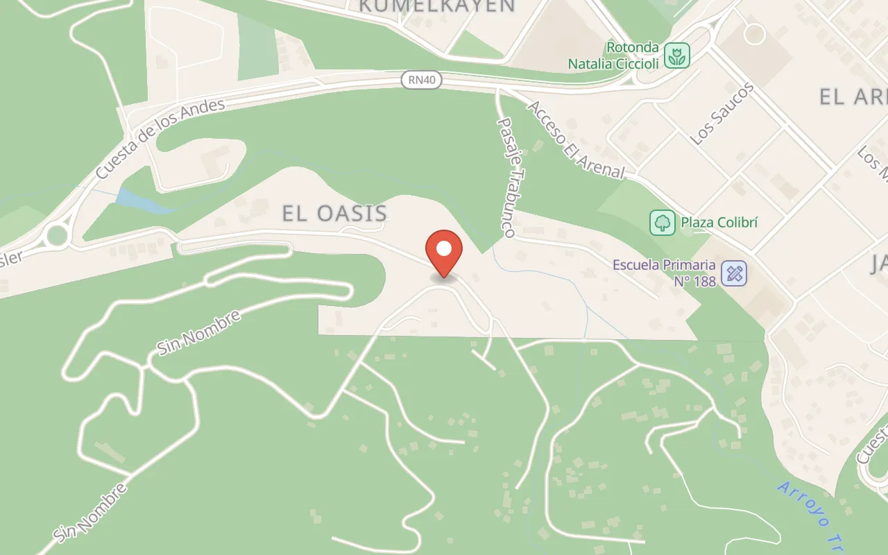 El Oasis Apart Hotel map