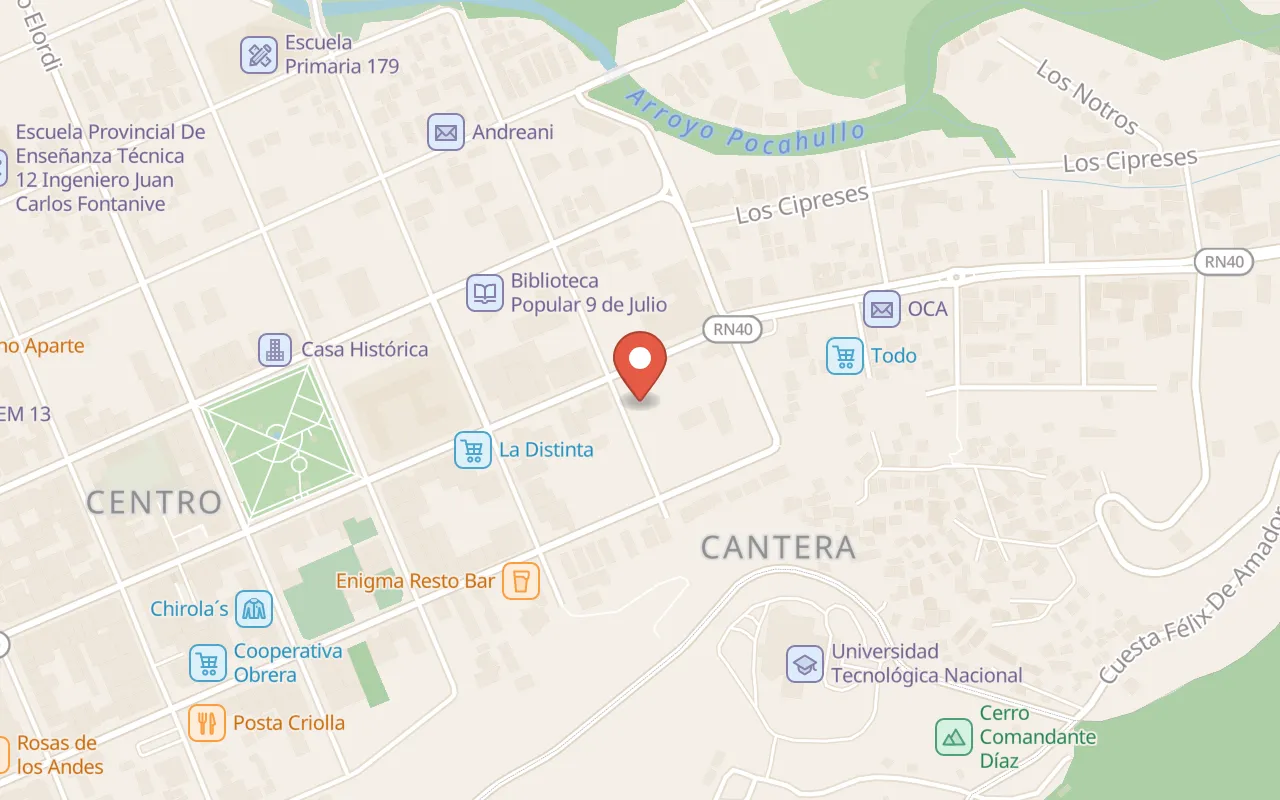 Apart Hotel La Bora map
