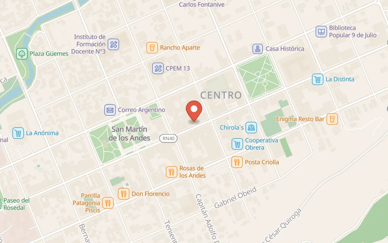Estancia Miramas map