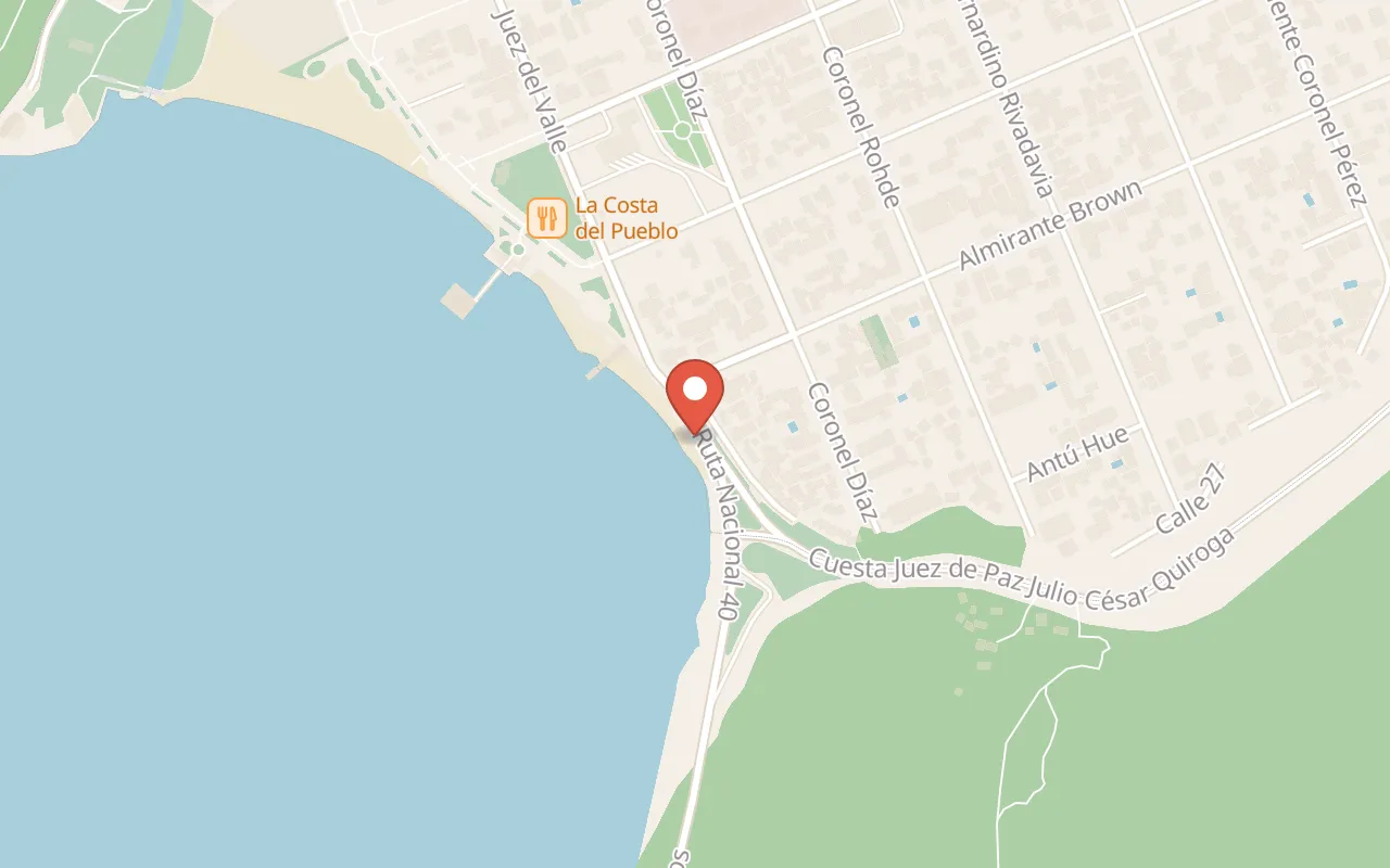 Cabañas Costa Sonada map