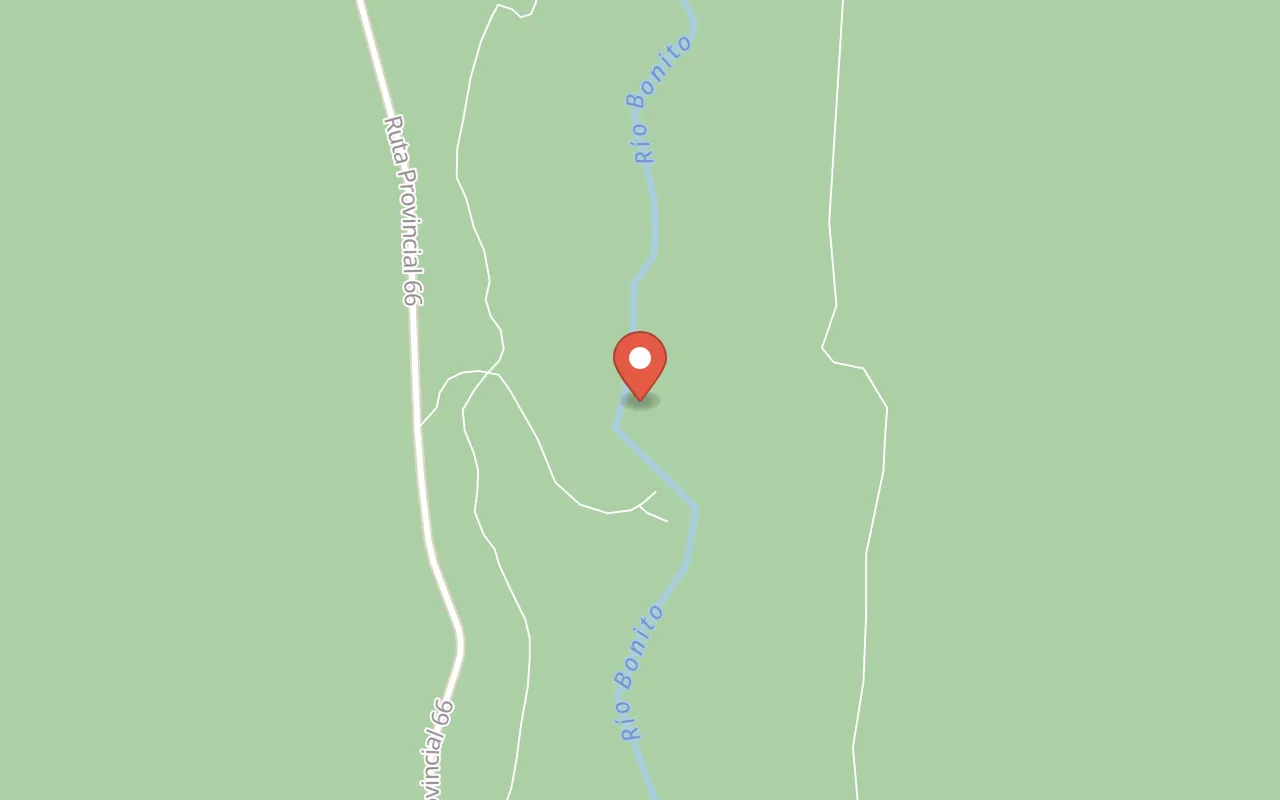 Cascada del Río Bonito map