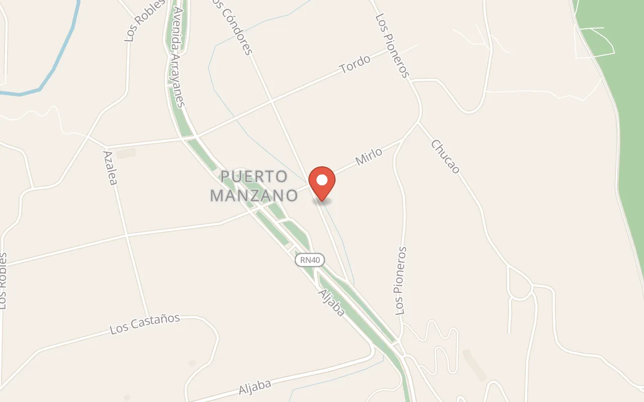 Cabañas Los Cóndores map