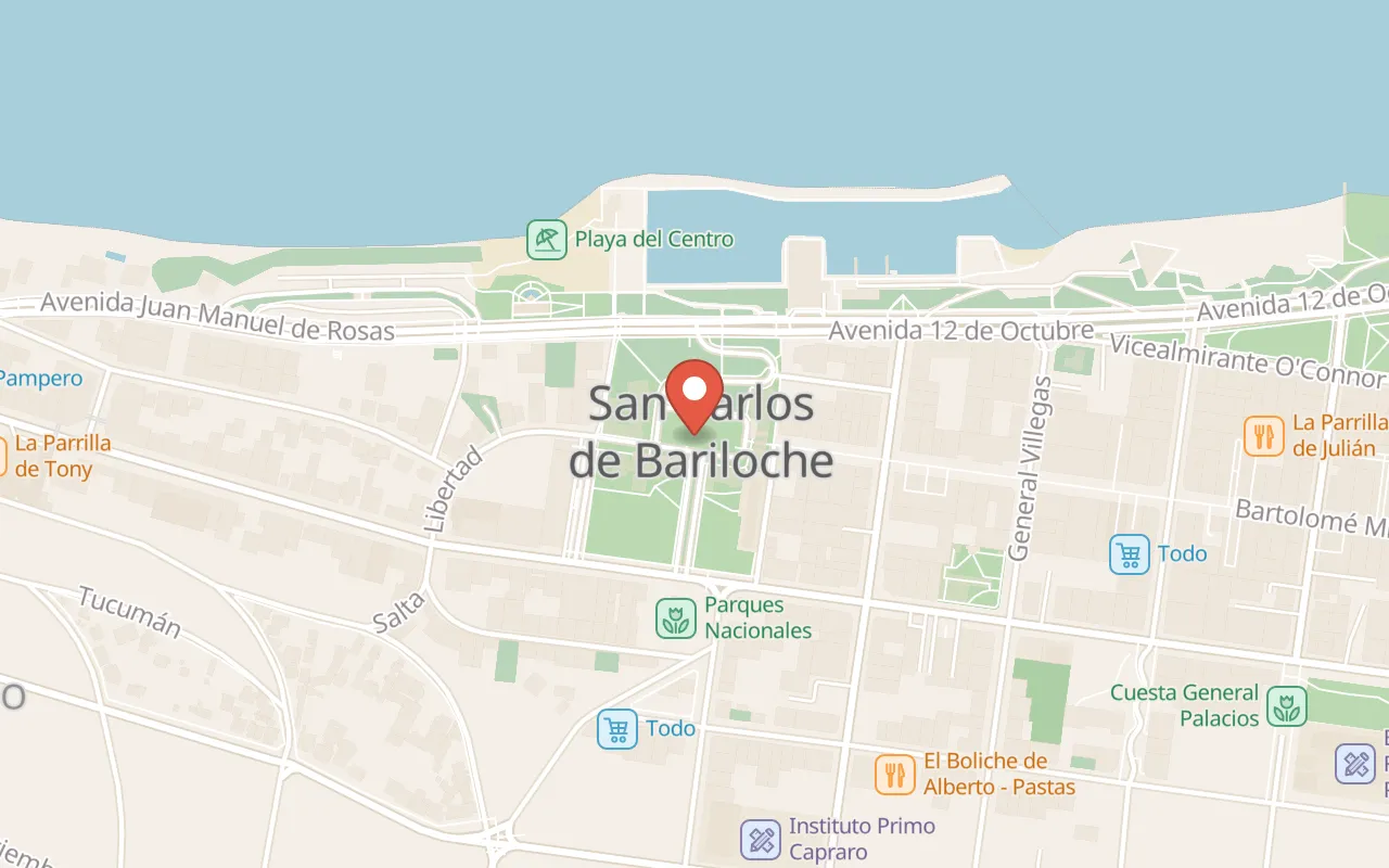 Centro Cívico de Bariloche map