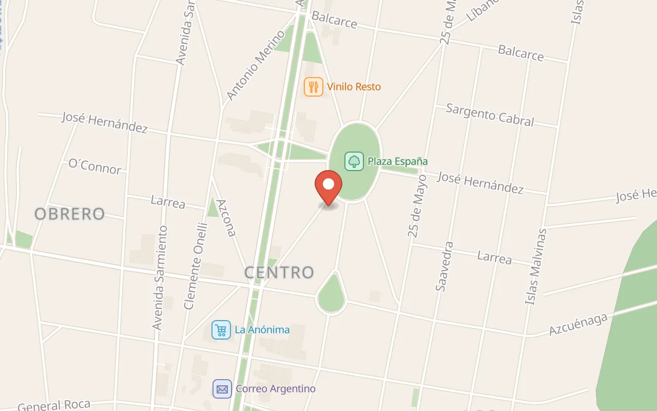 El Bodegón Argentino map