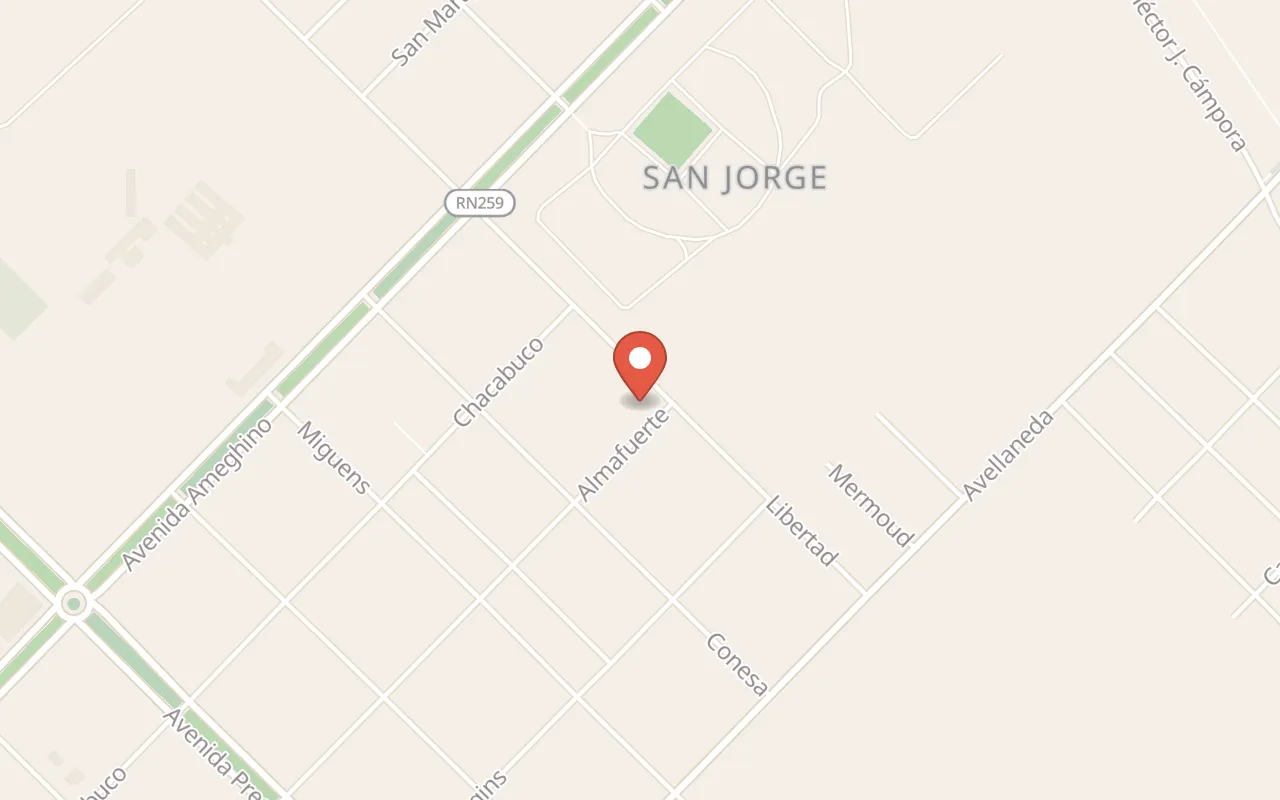 Frontera Sur map