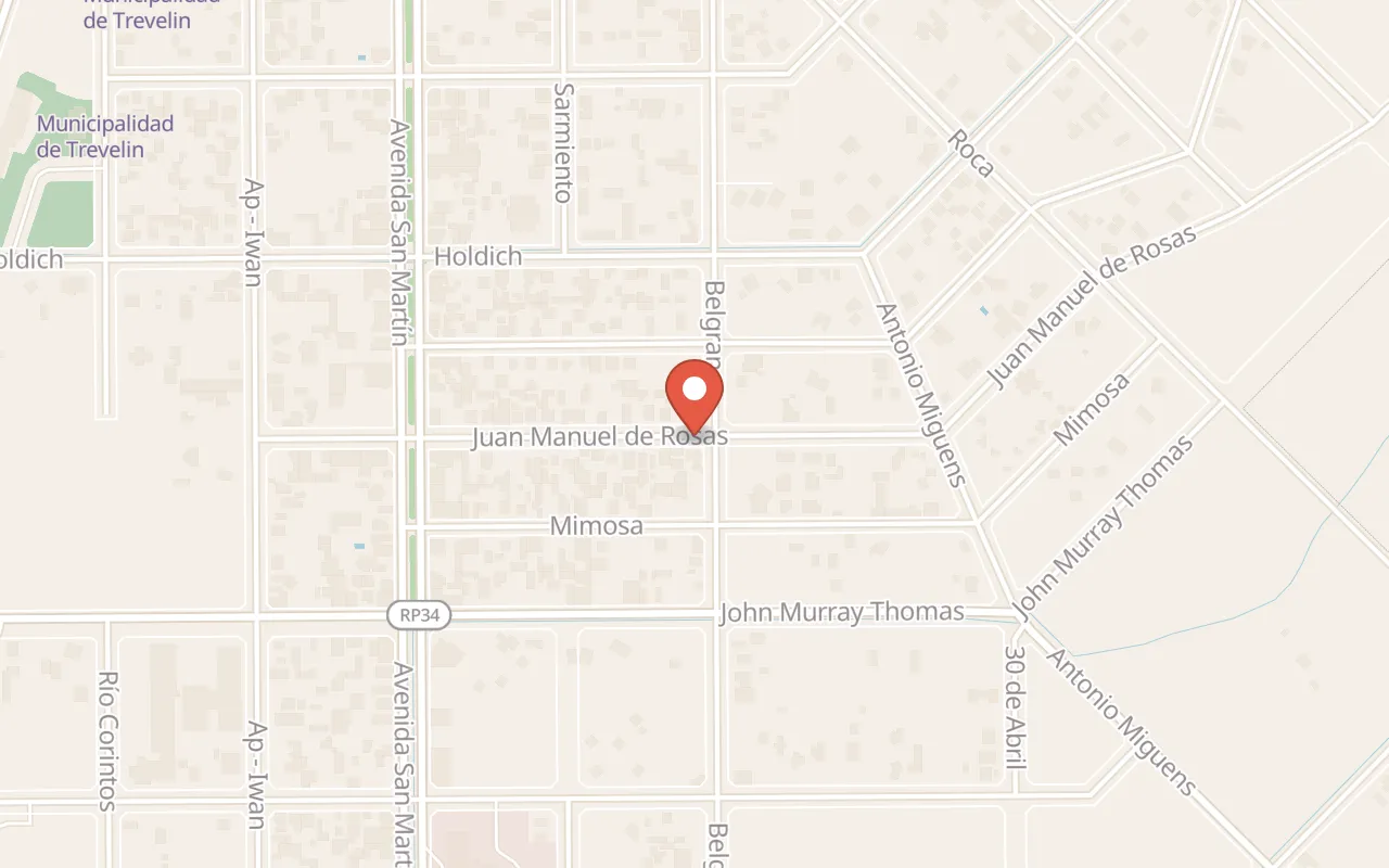 Rincones Del Sur map