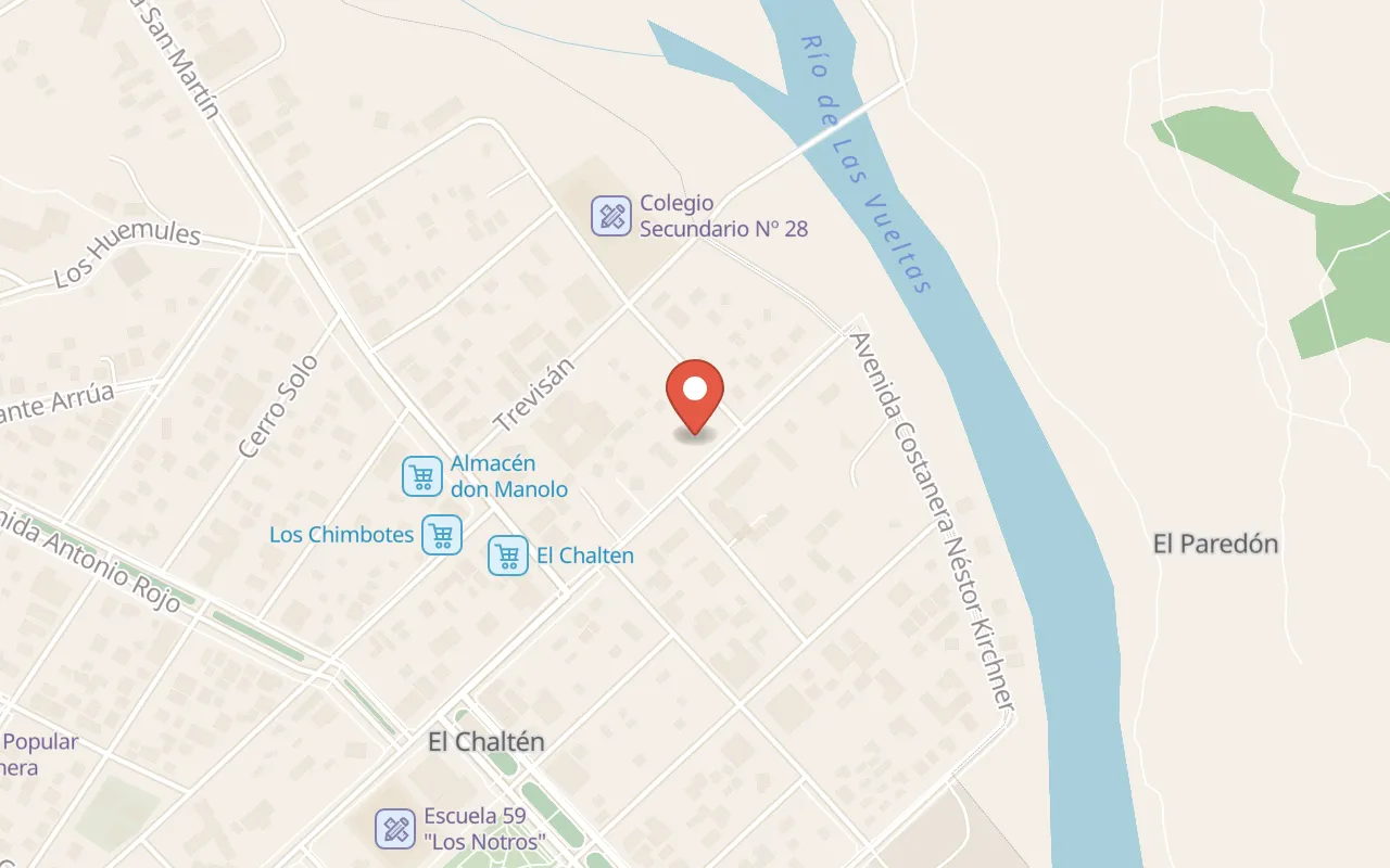 Hostería Confín Patagónico map