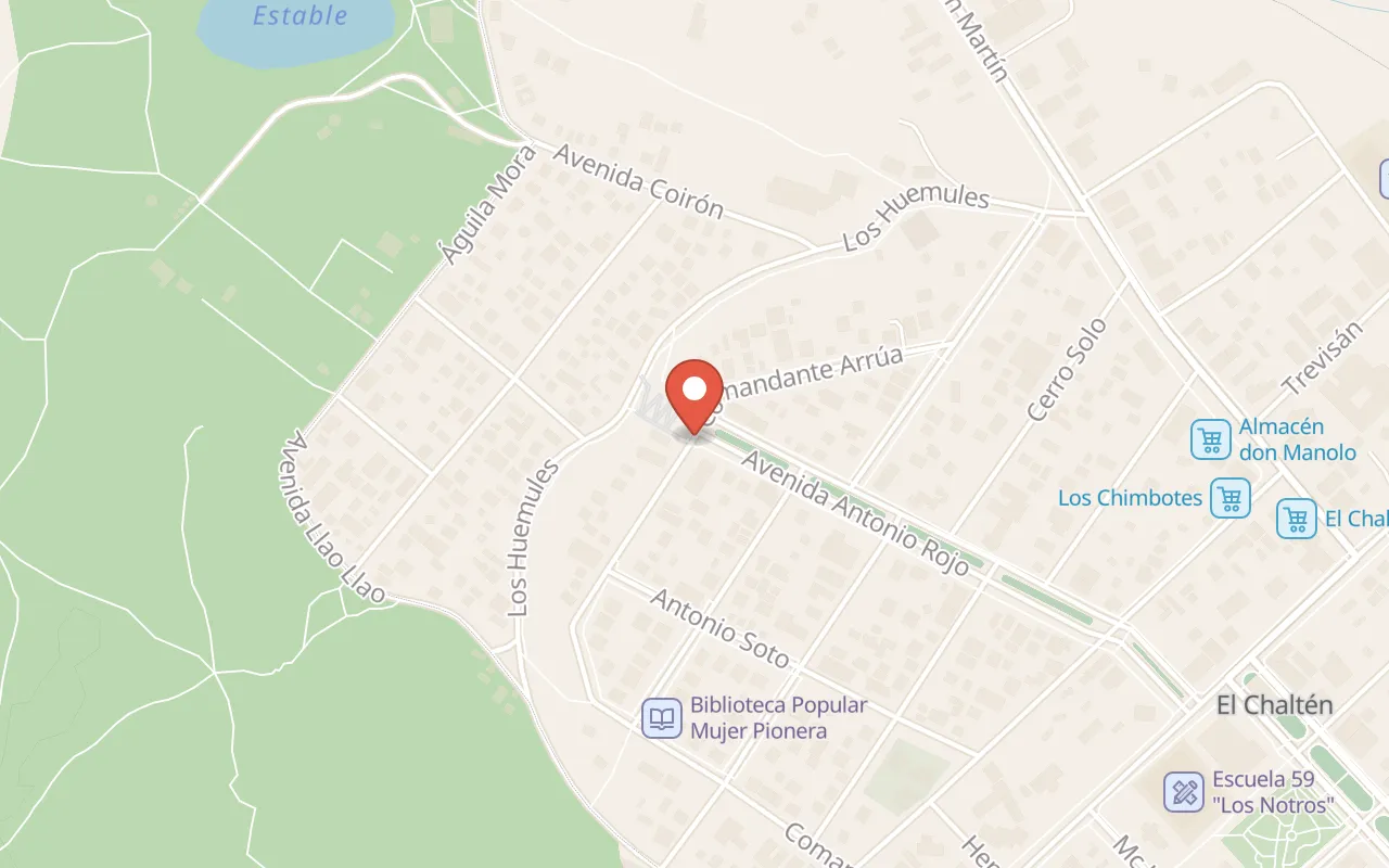 La Esquina Chalten map