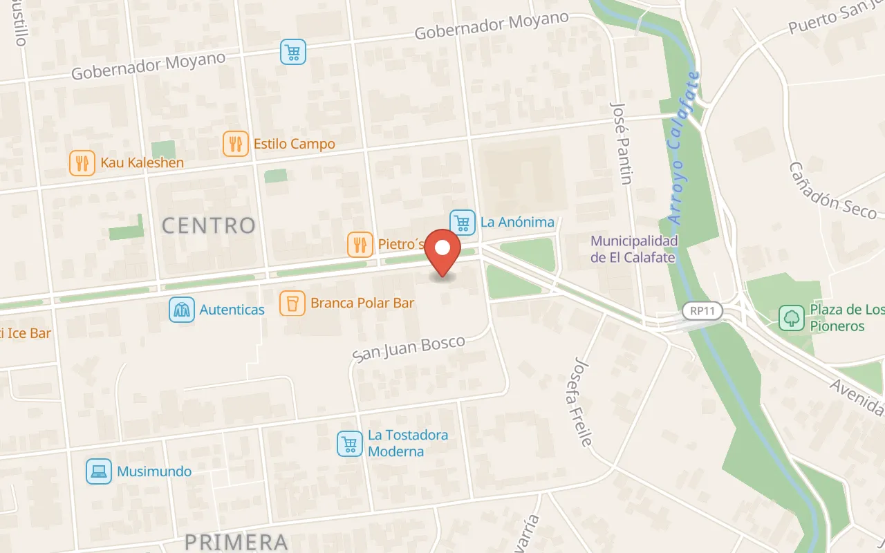 Hielo Y Aventura map
