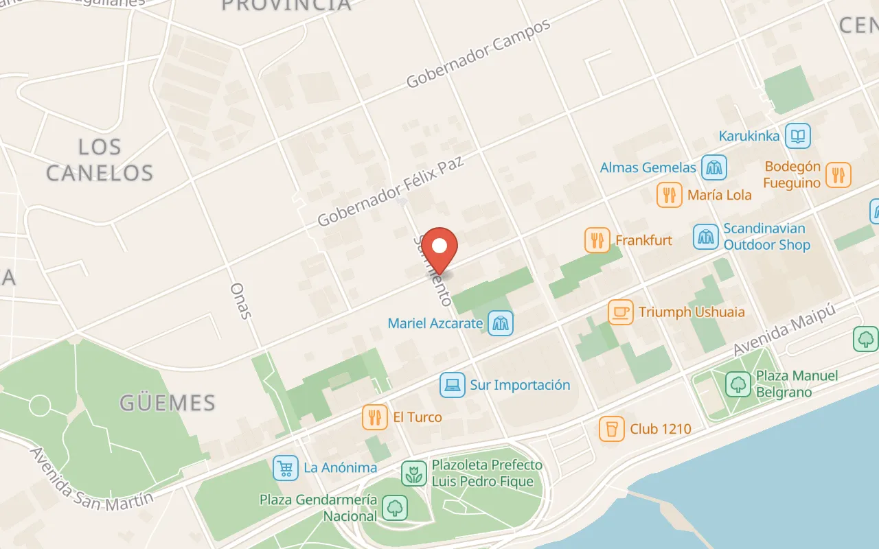 Restaurante Komenk map