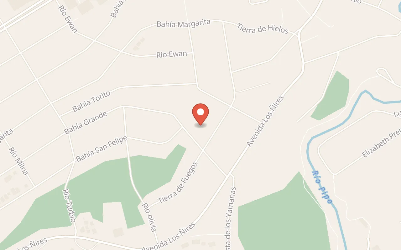 Comarca Fueguina map